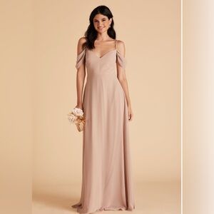 Birdy Grey - Devin Dress - Taupe Chiffon - Large - Worn Once